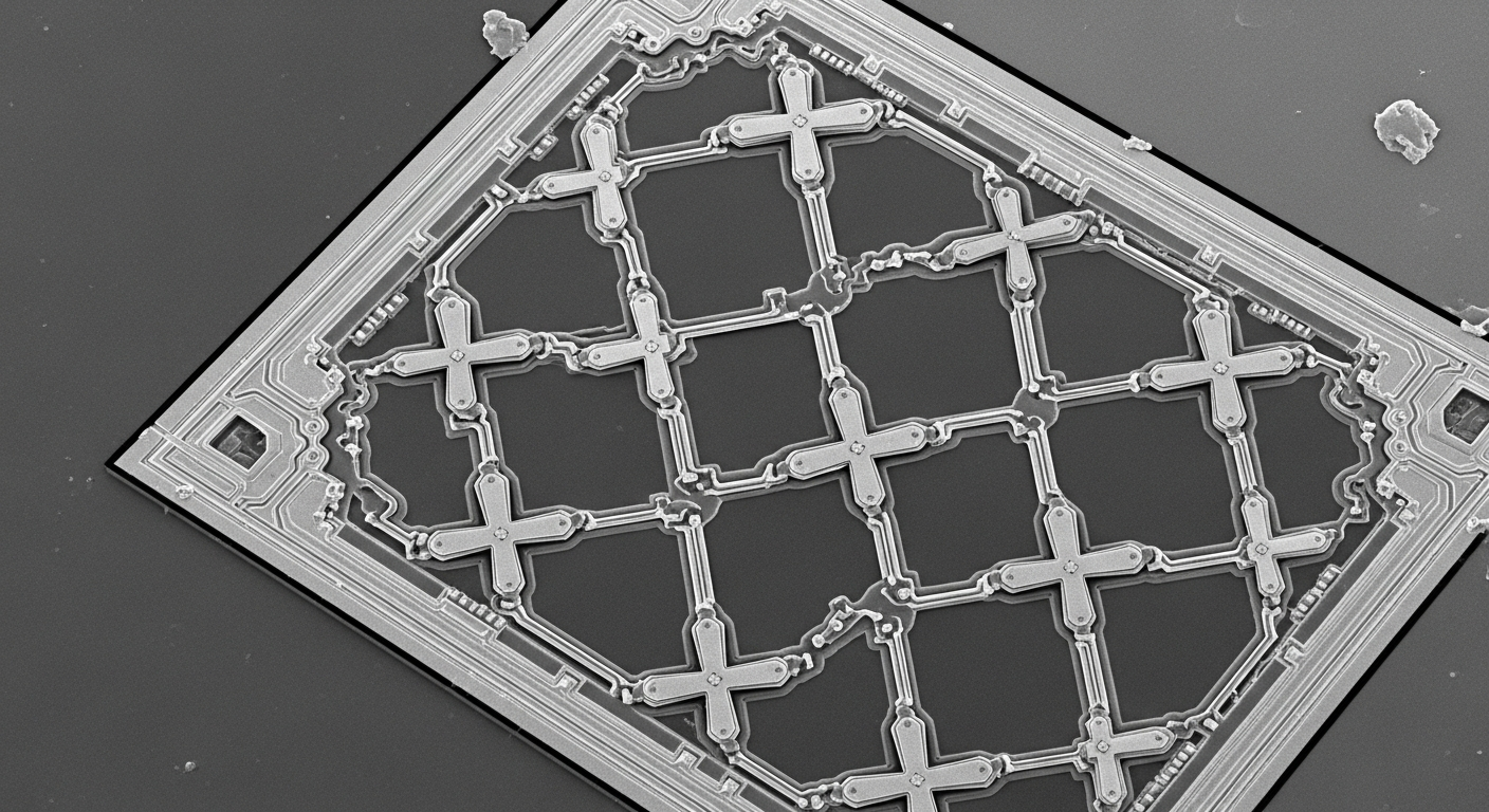 Quantum Circuits Inc. silicon wafer 3D resonator chip in cleanroom